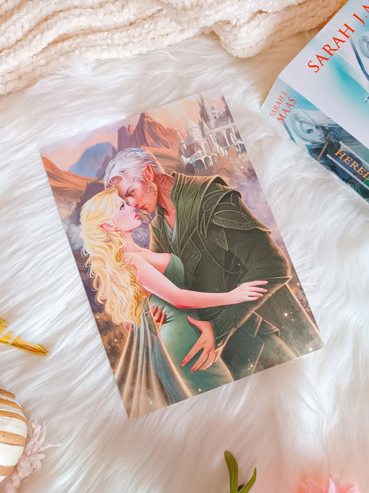 Print de Rowan y Aelin - Trono de Cristal