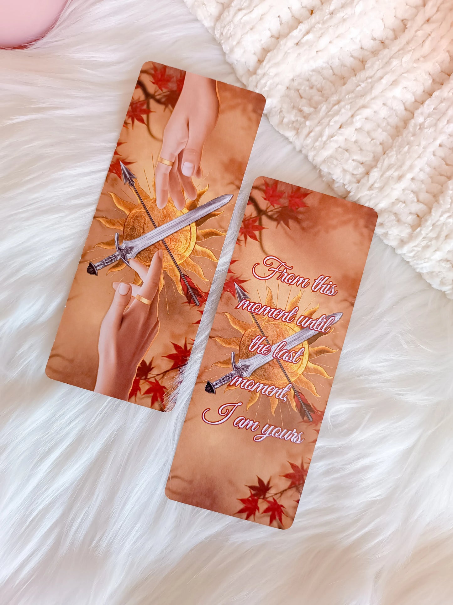 Poppy and Hawke Hands Bookmark - Of Blood and Ash