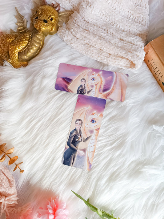 Violet and Andarna Bookmark - Blood Wings