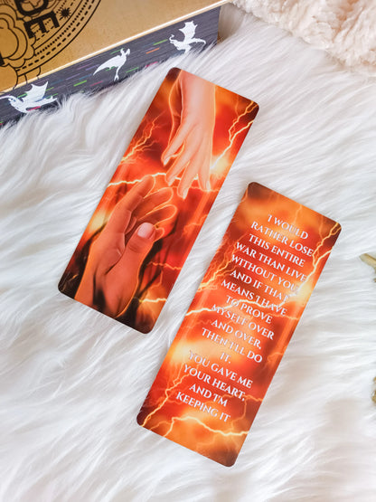 Violet and Xaden Bookmark - Blood Wings