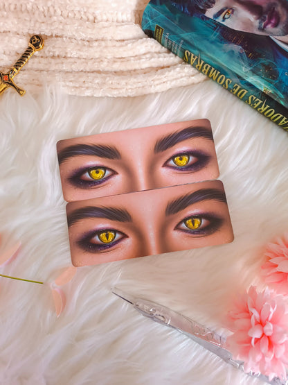 Marcapáginas de los ojos de Magnus Bane - Cazadores de Sombras