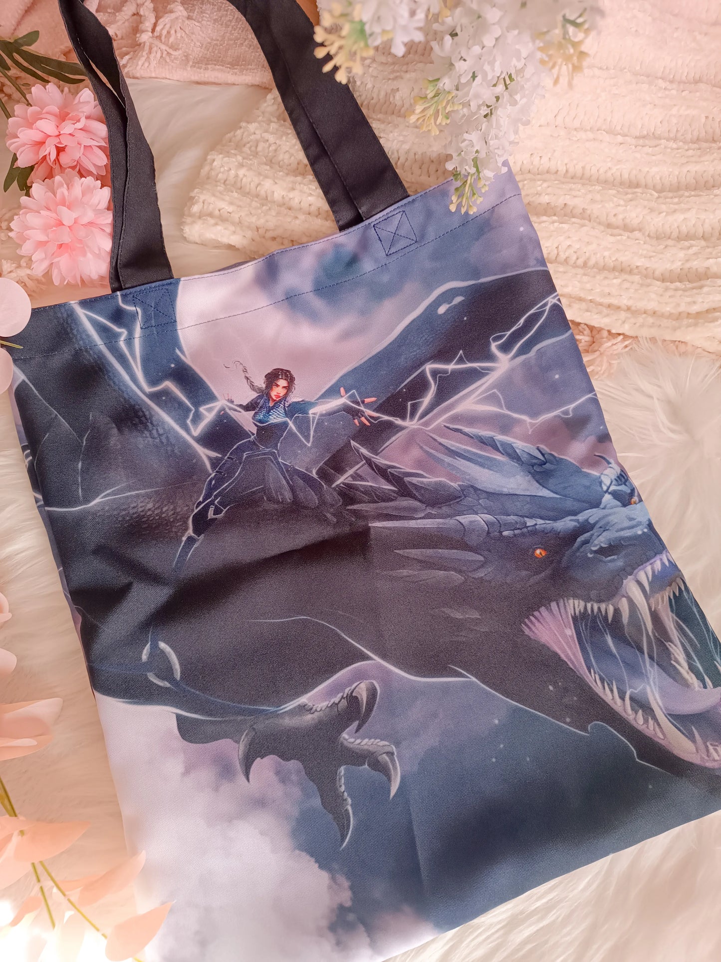 Totebag de Violet y Tairn - Alas de Sangre