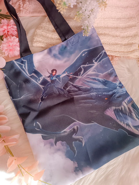 Totebag de Violet y Tairn - Alas de Sangre