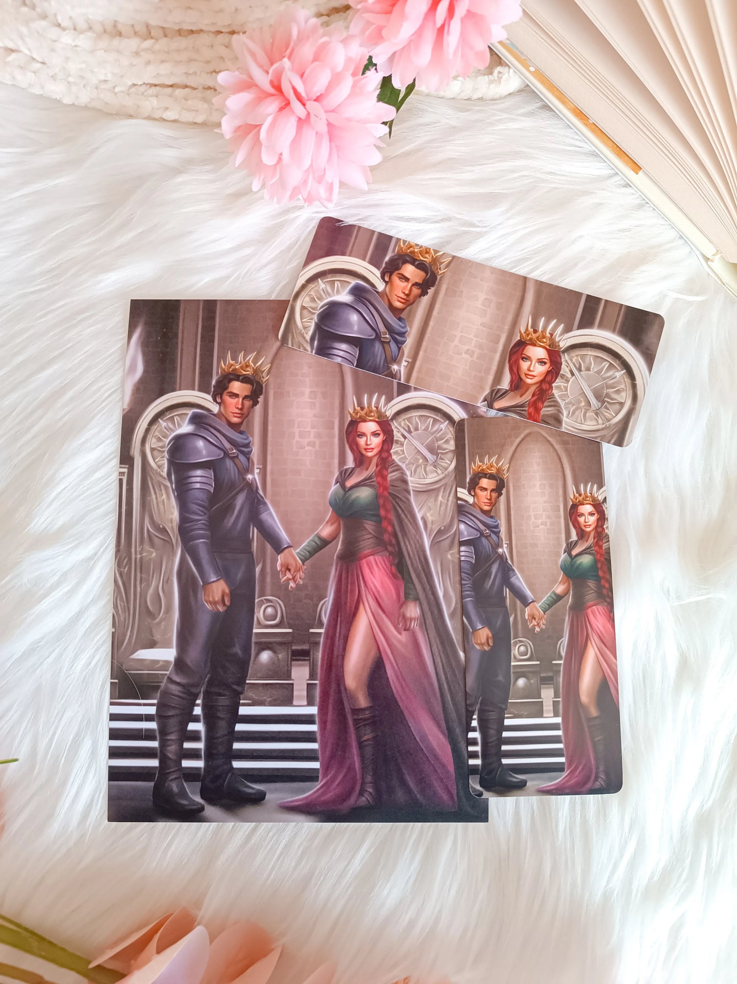 Set de Prints de escenas de Corona de Huesos Dorados