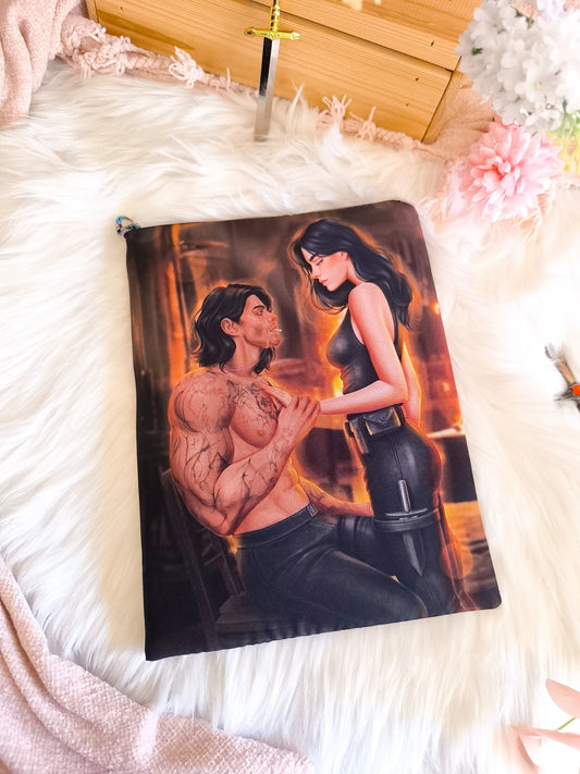 Funda de libro de Kingfisher y Saeris en la forja - Quicksilver