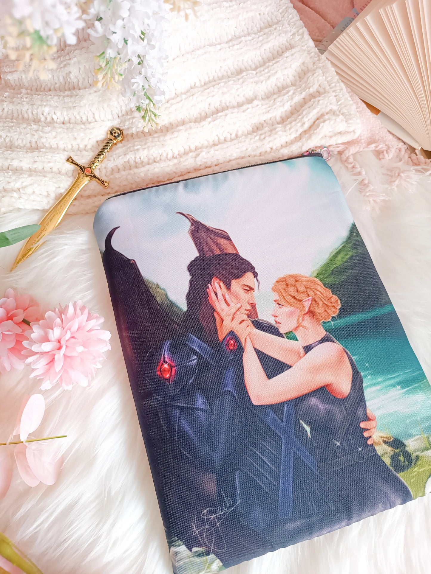 Funda de libro de Nesta y Cassian - Acotar