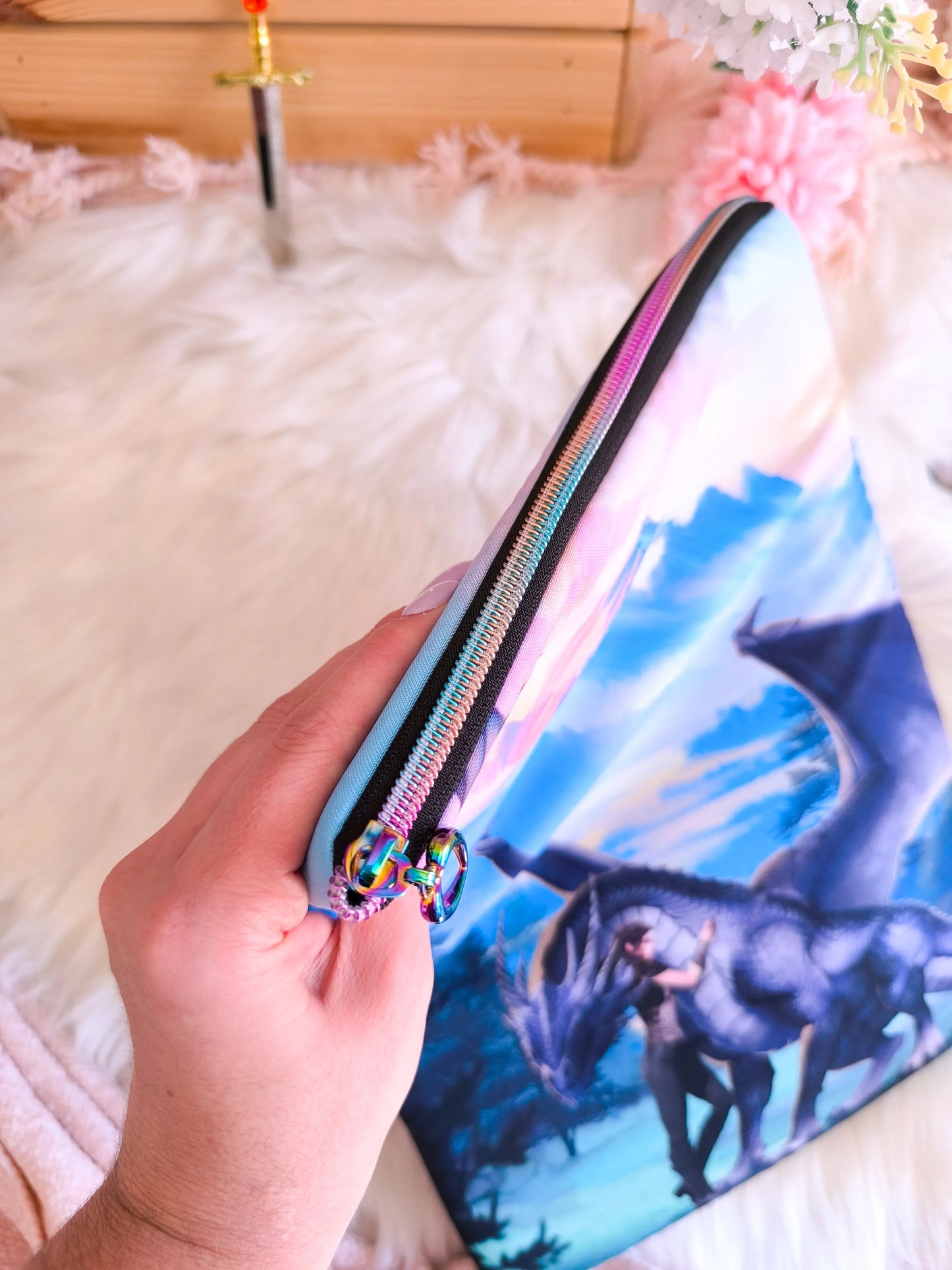 Funda de libro de Violet y Andarna - Alas de Sangre