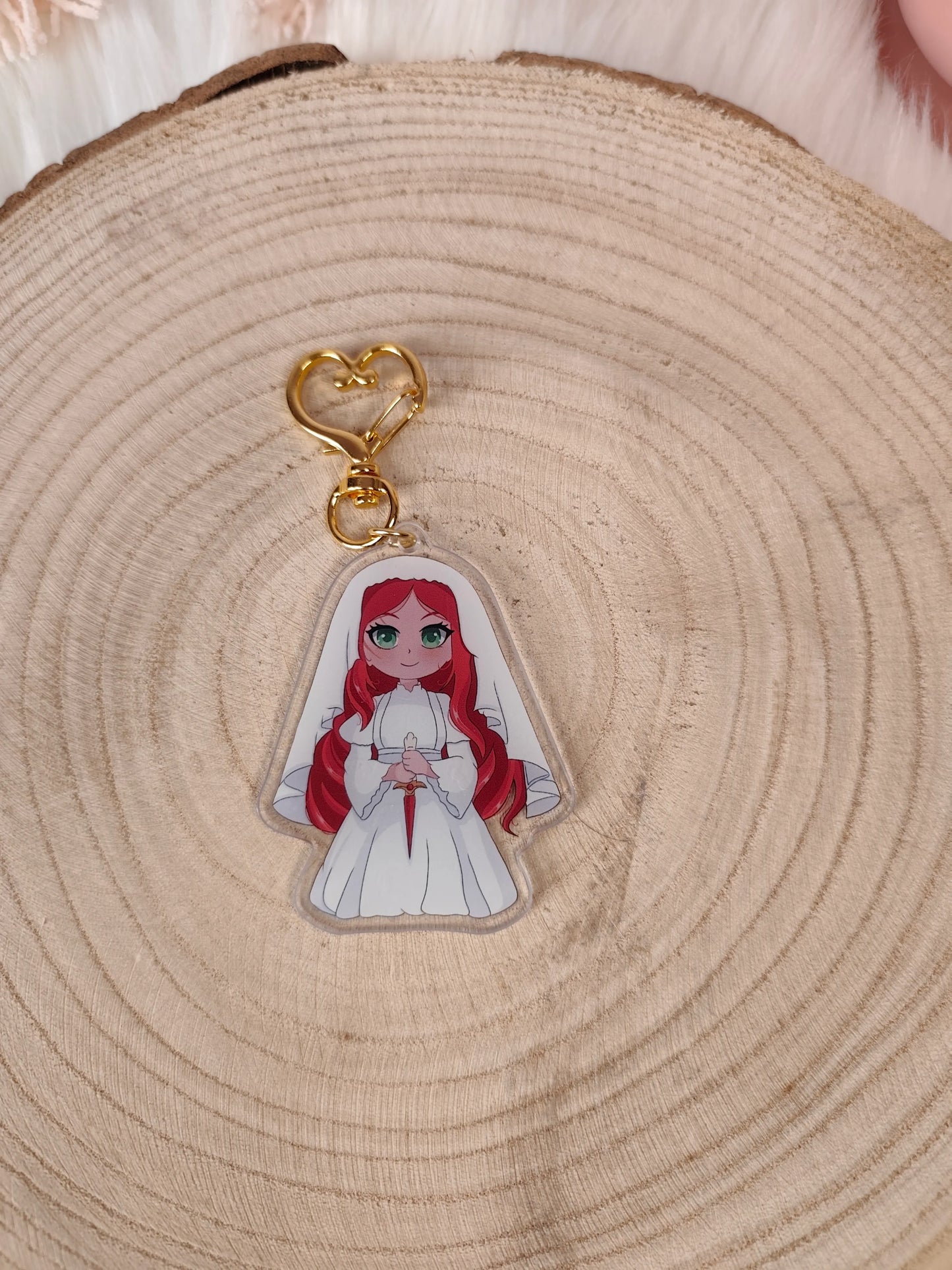 Llavero de Poppy - De Sangre y Cenizas