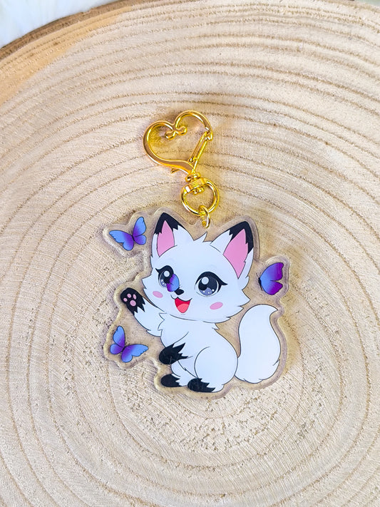 Llavero de Onyx con mariposas - Quicksilver