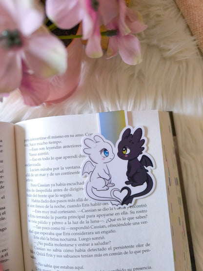 Marcapáginas Magnético de Desdentao y Furia Diurna - Cómo Entrenar a tu Dragón