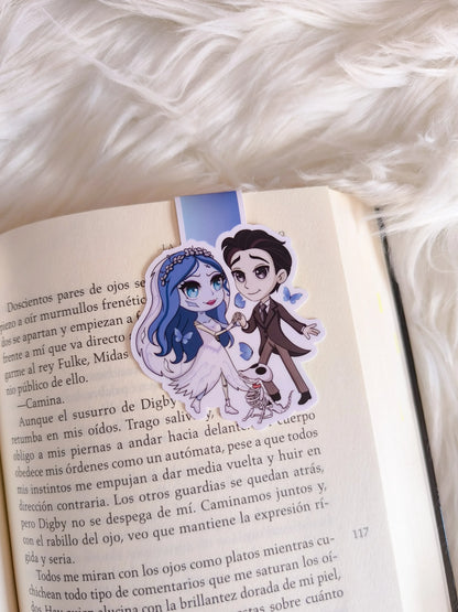 Marcapáginas Magnético de Emily y Victor - La Novia Cadáver