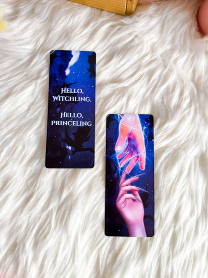 Marcapáginas Manos Dorian y Manon - Trono de Cristal