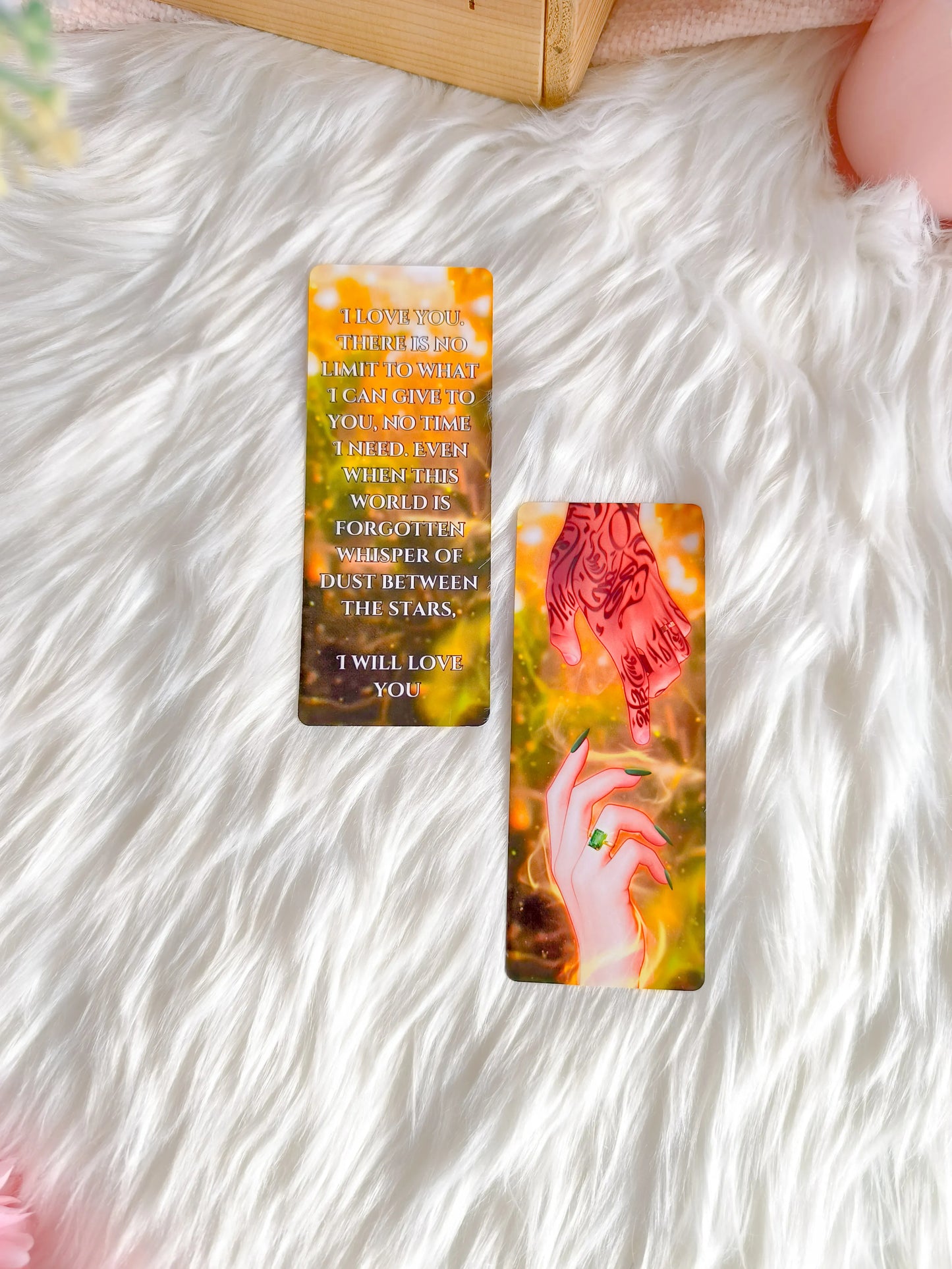 Marcapáginas Manos Rowan y Aelín - Trono de Cristal