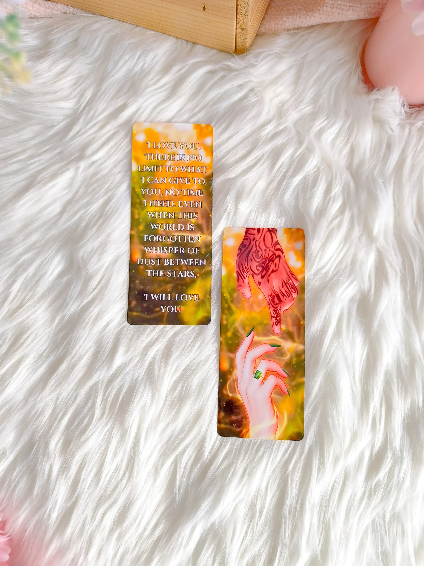 Marcapáginas Manos Rowan y Aelín - Trono de Cristal