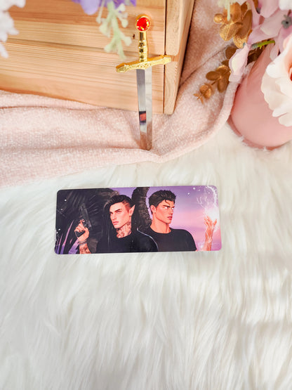 Marcapáginas de las sobrecubiertas de  Ciudad Medialuna