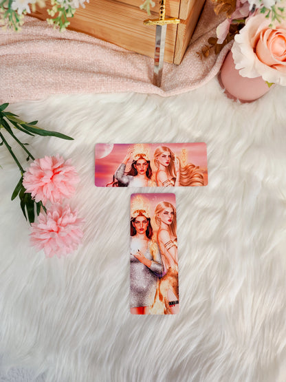 Marcapáginas de las sobrecubiertas de  Ciudad Medialuna