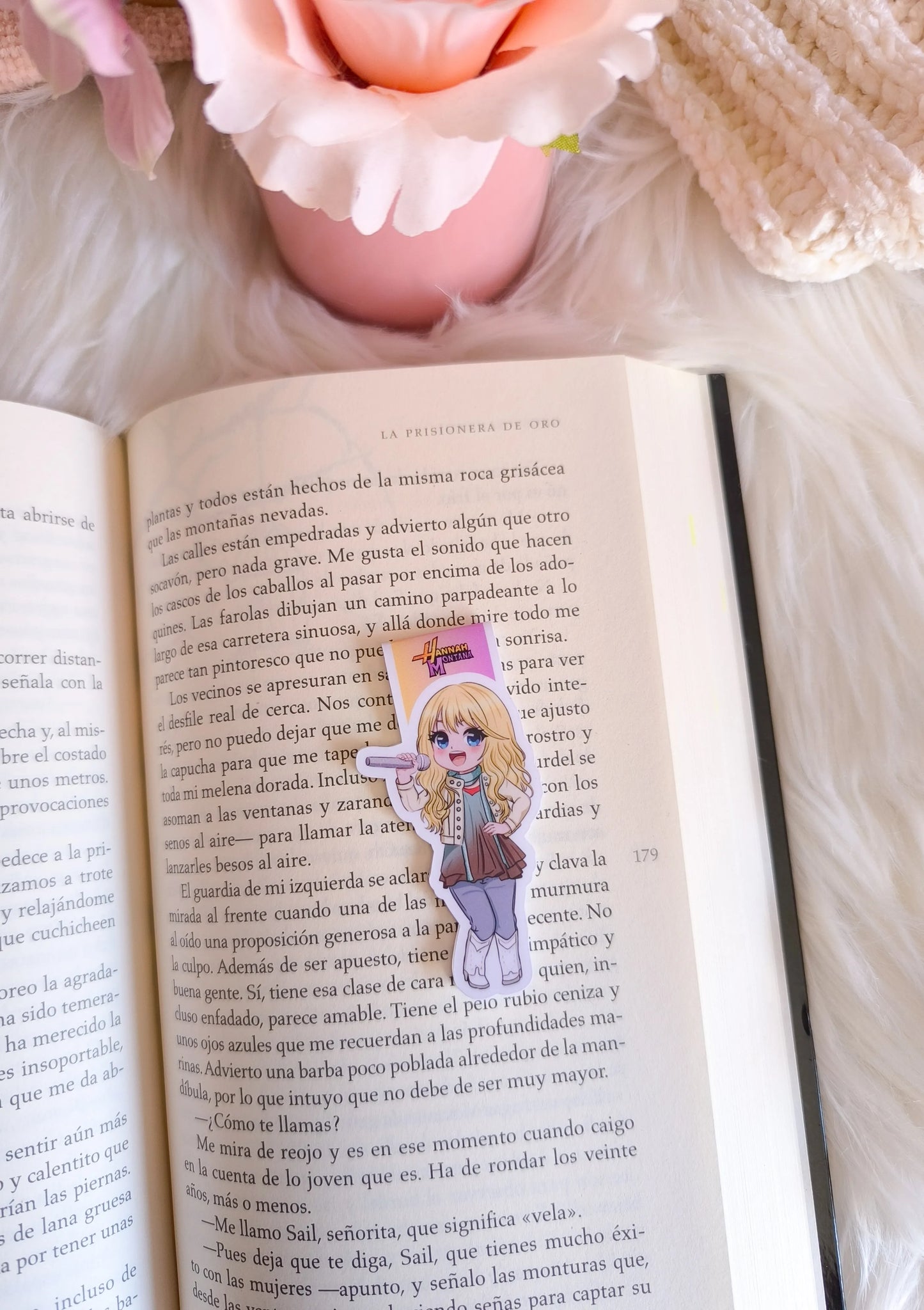 Marcapáginas magnético Hannah Montana