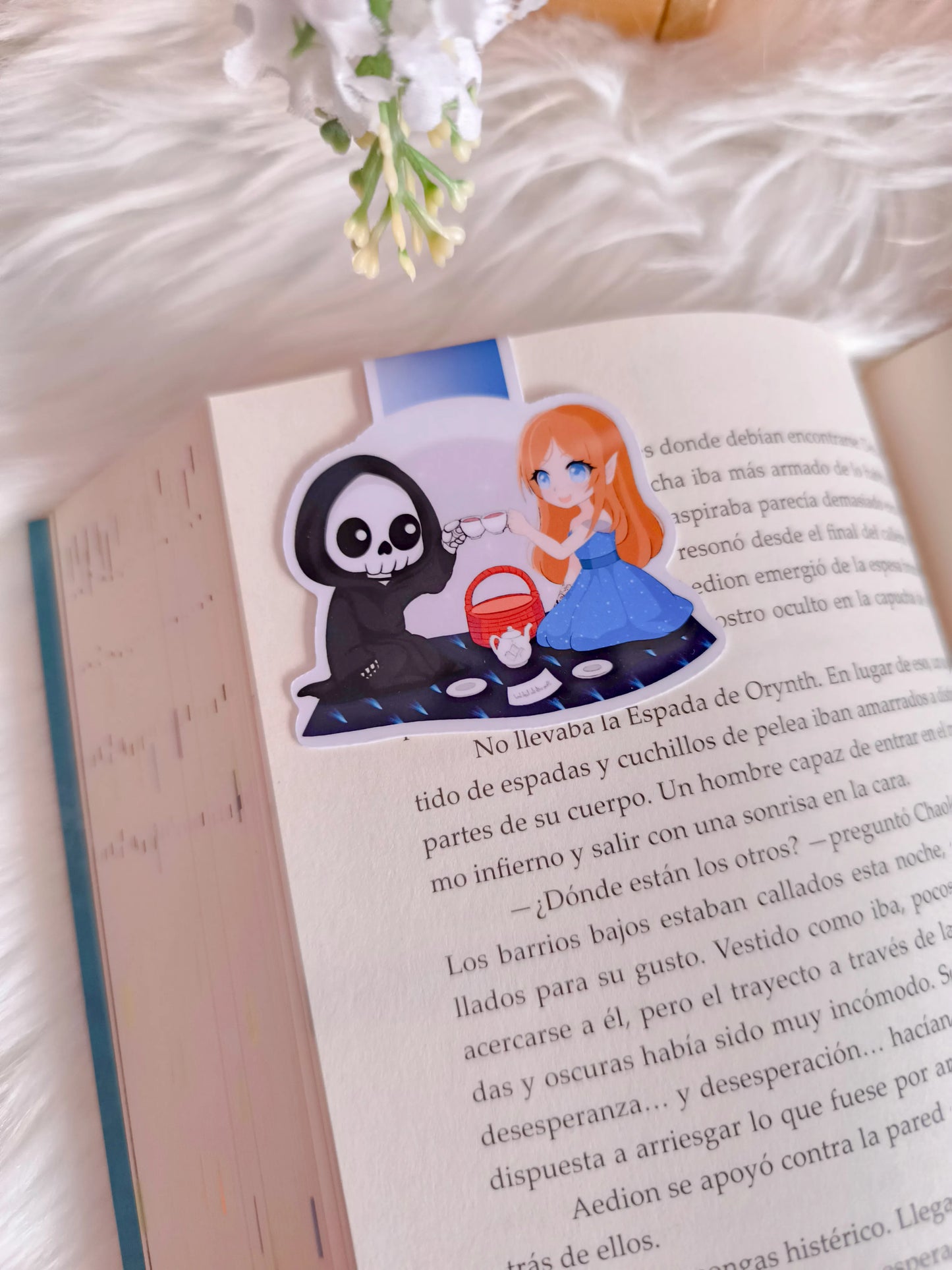 Marcapáginas magnético de Feyre y Suriel - Acotar