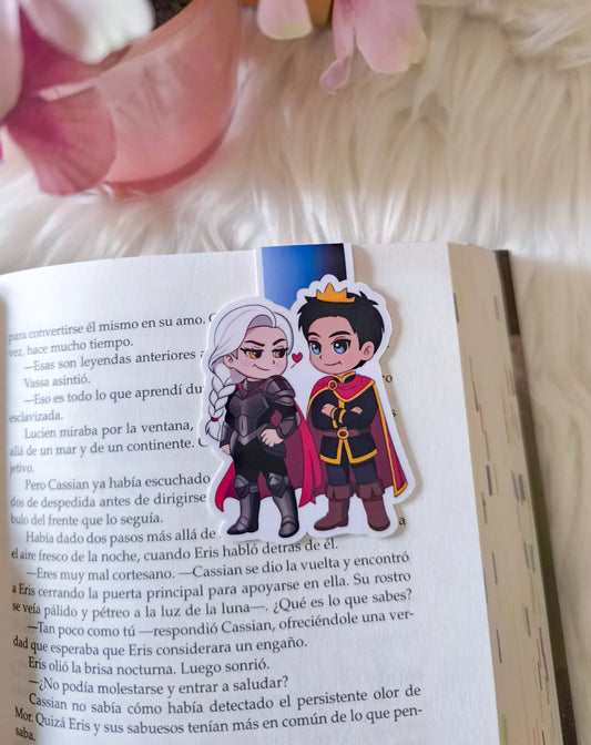 Marcapáginas magnético de Manon y Dorian - Trono de Cristal