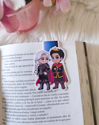 Marcapáginas magnético de Manon y Dorian - Trono de Cristal