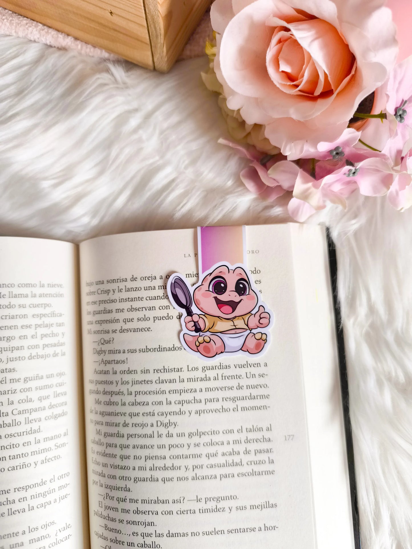 Marcapáginas magnético de Tú no mami - Dinosaurios