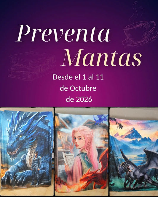 Preventa Mantas literarias - Diferentes modelos para elegir - Se enviarán a mediados de Noviembre
