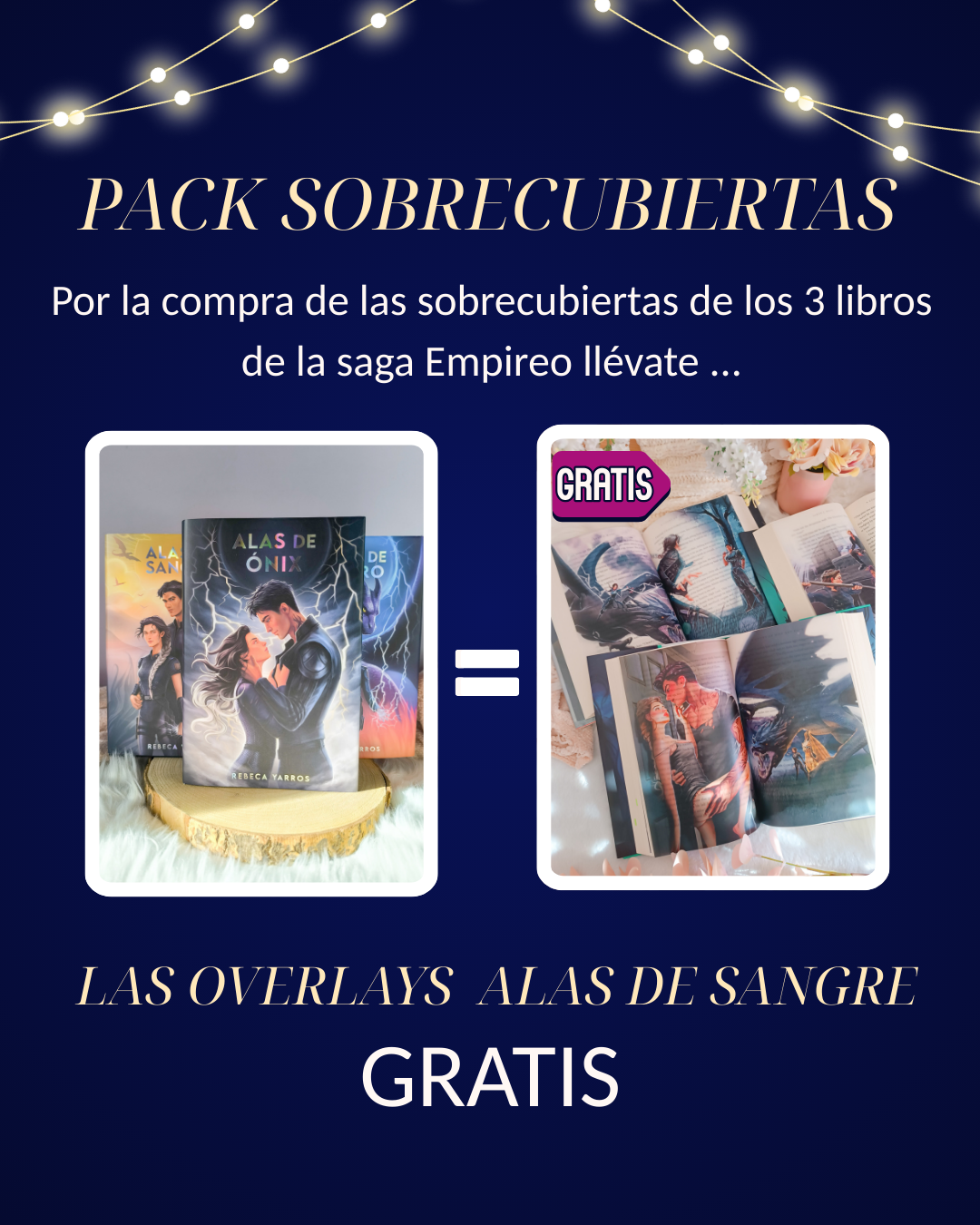 Pack Sobrecubiertas y Overlays de Alas de Sangre