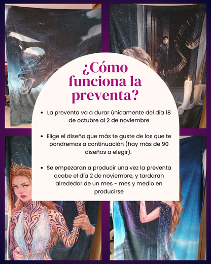 Preventa Mantas literarias - Diferentes modelos para elegir