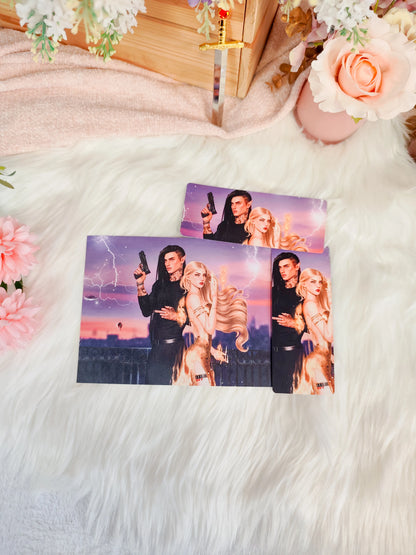 Prints de las sobrecubiertas de  Ciudad Medialuna