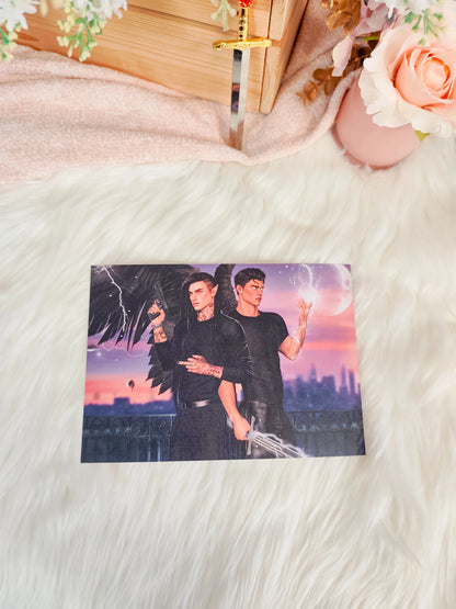 Prints de las sobrecubiertas de  Ciudad Medialuna