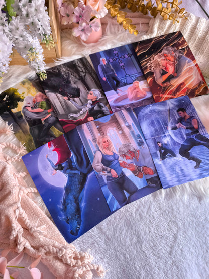 Set de Prints de escenas de Heredera de Fuego