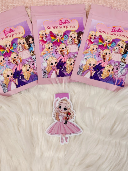 Sobres Sorpresa Marcapáginas magnéticos Barbie