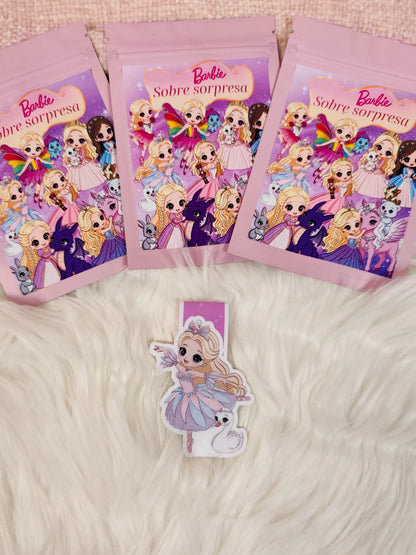 Sobres Sorpresa Marcapáginas magnéticos Barbie