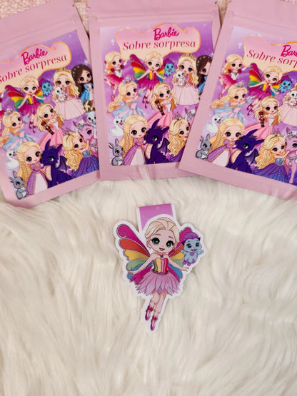 Sobres Sorpresa Marcapáginas magnéticos Barbie