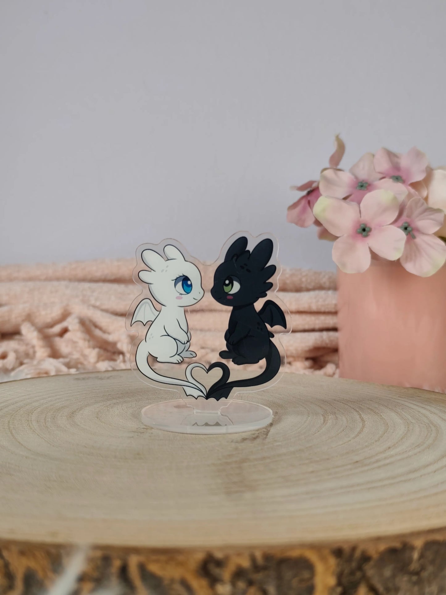 Standee de Desdentao y Furia Diurna - Cómo Entrenar a tu Dragón