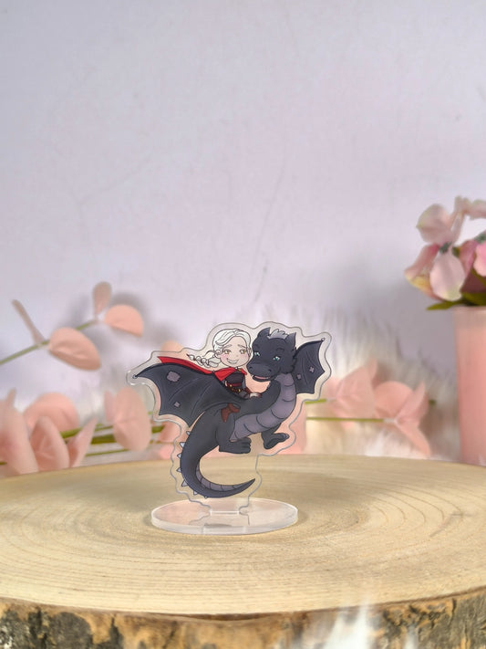 Standee de Manon y Abraxos - Trono de Cristal