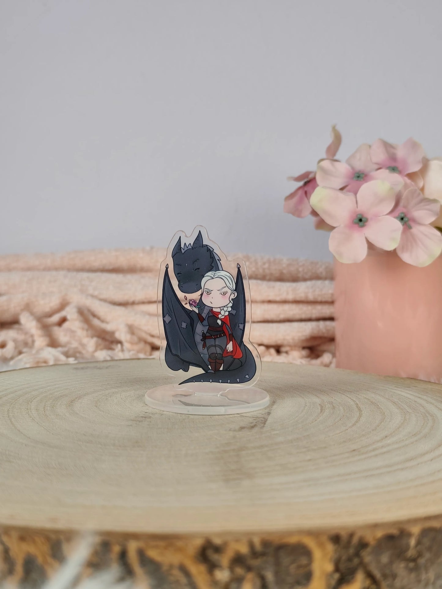 Standee de Manon y Abraxos - Trono de Cristal