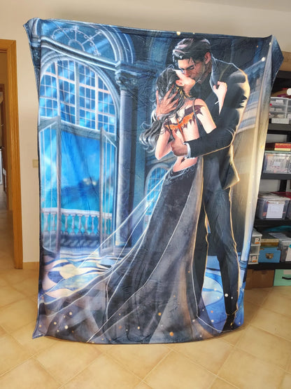 Manta de Violet y Xaden - Alas de Sangre